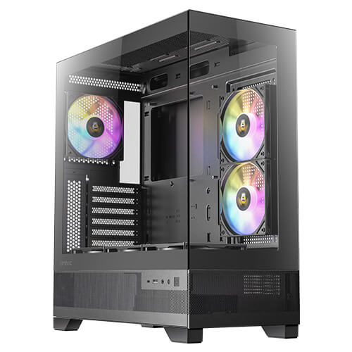 Gabinete Antec CX700 Argb, Mid Tower, ATX, Micro ATX, Itx, 3x Ventiladores, Negro