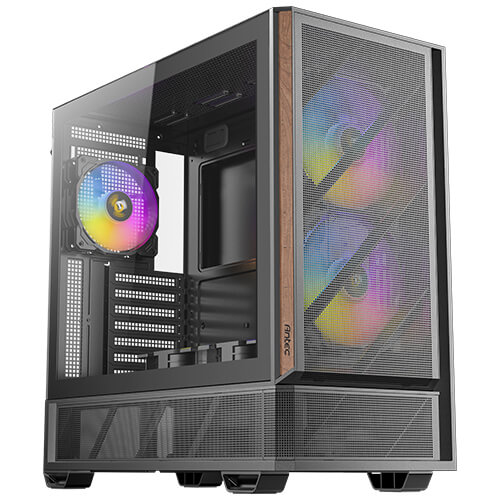 Gabinete Antec P30 Argb Midi Tower, ATX, Micro-ATX, Itx, 4x Ventiladores, Negro