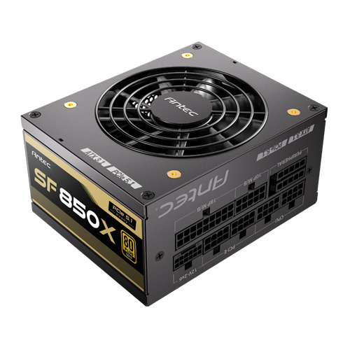 Fuente de Poder Antec SF850X 850 80 Gold, Full Modular, Sfx, Negro