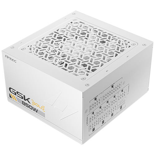 Fuente de Poder Antec GSK850 White, 850W , 80 Gold, Full Modular, ATX 3.1, PCIe 5.1, Blanco