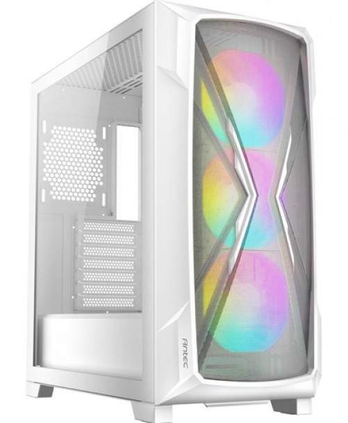 Gabinete Antec DP505 Midi-tower, Ventana Lateral, 3x Ventiladores Argb, Blanco