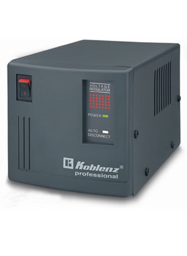 Regulador Koblenz ER-2550 2500VA, 6 Contactos, Estructura de Metal, Uso Rudo
