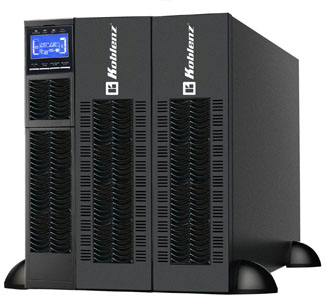 No Break Koblenz 60019 Ol 2p 6 kVA, 50/60 Hz, Salida 6000 W, Entrada 208 V, Salida 120 V, 4 Salidas AC, Montaje en Rack o Montaje en Bastidor