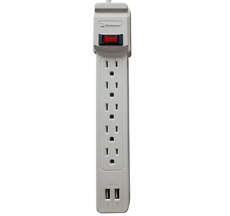 Supresor de Picos Koblenz Prote 550 Joules 5 Contactos 2 USB