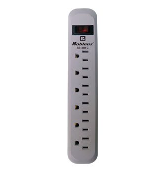 Supresor de Picos Koblenz SS-460 C 460 J, 6 Contactos, Gris