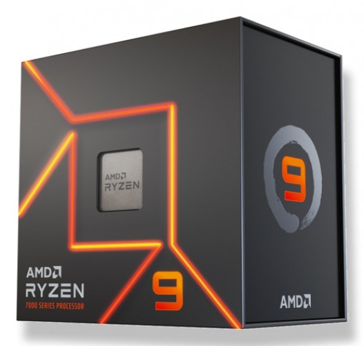 Procesador AMD Ryzen 9 7900 Socket AM5, 3.7 GHz, Max. 5.4 GHz, Cache 64 MB, con Graficos