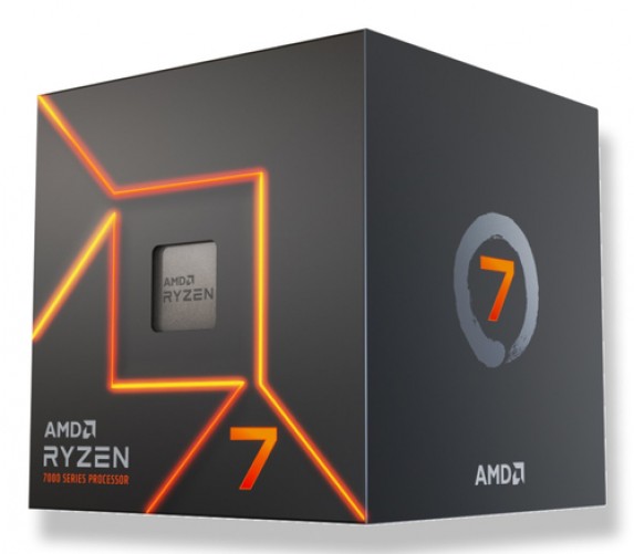 Procesador AMD Ryzen 7700 Socket AM5, 3.8 GHz, Max. 5.3 GHz, Cache 32 MB, con Graficos