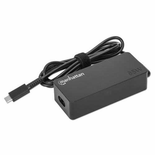 Cargador para Laptop Manhattan, USB Tipo C 65W