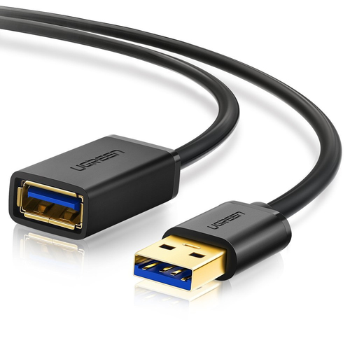 Cable Extension USB Ugreen USB-A Macho a USB-A Hembra, 1 Metro, Negro