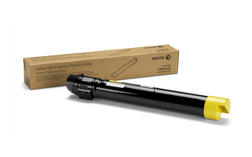 Toner Amarillo Alta Capacidad Phaser 7500 (17 800 Impresiones). Original