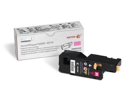 Tóner Xerox (106R01632), Magenta, 1000 Páginas, P/impresoras Phaser 6000, Phaser 6010, Workcentre 6015 Original
