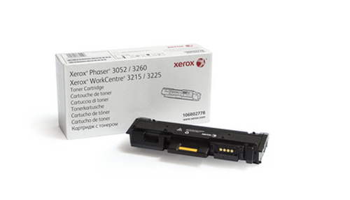 Toner Xerox 106R02778, 3000 Pages, Negro, 3215/3225/3052/3260 Original