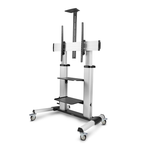 Soporte Startech.com Hasta 100", VESA Max. 1000 x 600 mm, 100 kg, Negro, Plata