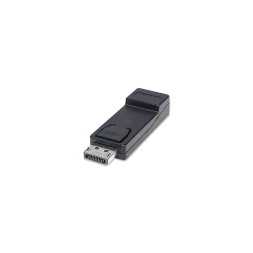 Adaptador Manhattan Displayport Macho 1.1 A HDMI Hembra, 1080p, 60Hz, Color Negro