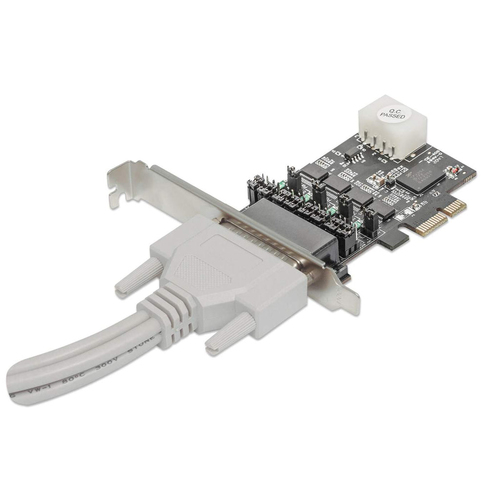 Tarjeta Manhattan Tarjeta Serial PCI Express de 4 Puertos PCIe, VGA