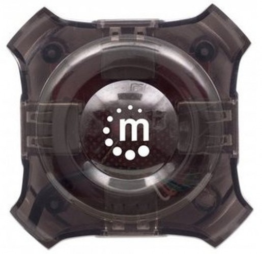 Mini Hub Manhattan, 4 Puertos USB 2.0, Color Negro