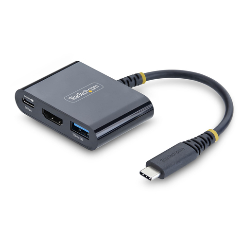 Docking Station Startech.com 4K Ultra HD, USB 3.2 Gen 1 (3.1 Gen 1) Type-c, HDMI 1, USB A 1, USB Tipo C 1