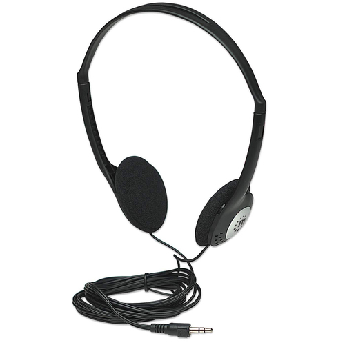 Audifonos Manhattan, Alambrico, Plug 3.5mm, (177481) Negro
