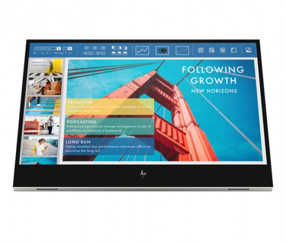 Monitor HP E-series Monitor Portátil E14 G4 LCD, 14", Full HD, IPS, 60 Hz, 5 ms, Plata