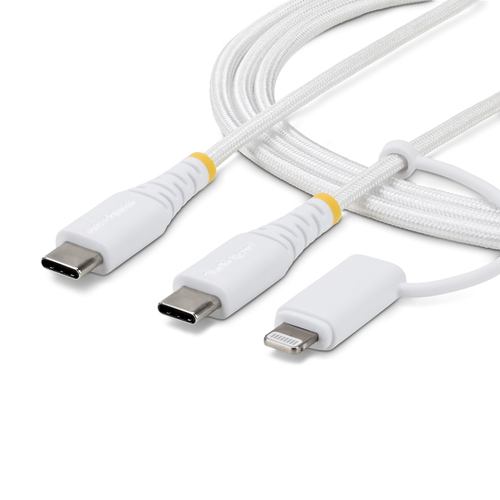 Cable USB Startech.com USB C a USB C, Blanco