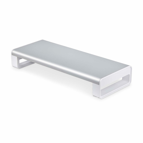 Soportes de Pantalla Startech.com 1MFSW-MONITOR-RISER Color Plata, Material Plástico, Acero