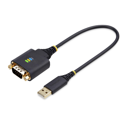 Cable Serial Startech.com 1P1FFC-USB-SERIAL 0.3 m, USB Tipo A a DB-9, Macho- Macho