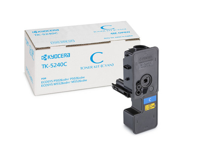 Tóner Kyocera TK-5240C Original, Cian