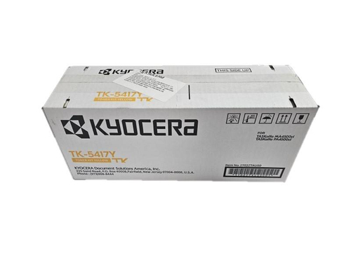 Tóner Kyocera TK-5417Y Original, Amarillo, Rendimiento Estándar