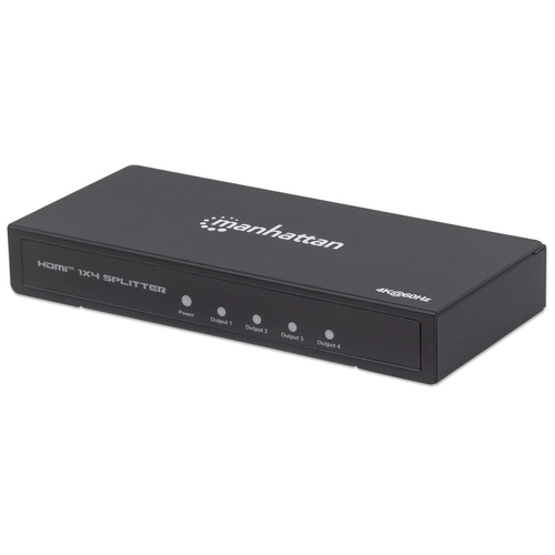 Divisor de Video Manhattan Video Splitter HDMI 4K de 4 Puertos HDMI, 5puertos, 3840 x 2160 Pixeles