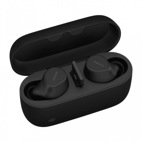 Audífonos Jabra EVOLVE2 Buds Intra Auditivo, Inalámbrico, USB, Bluetooth, Negro