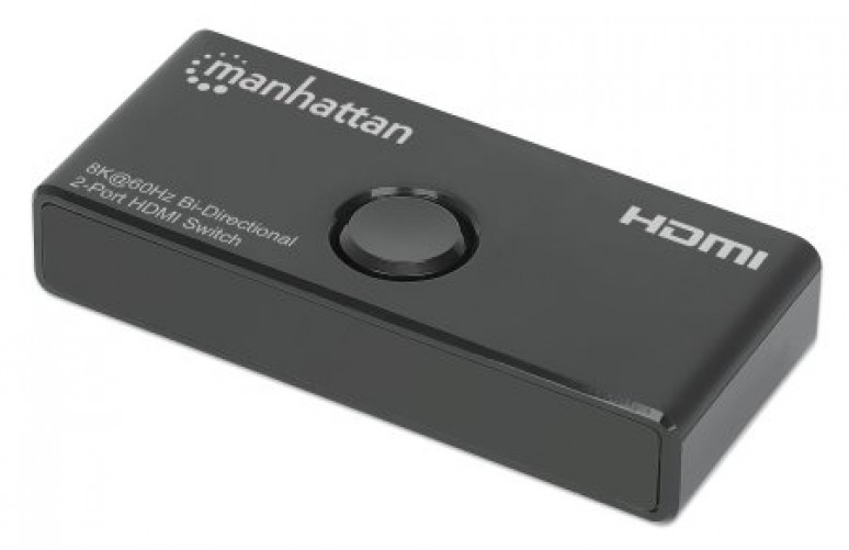 Switch,manhattan,207997, HDMI 8k@60hz, Bidirec 2 in : 1 Out
