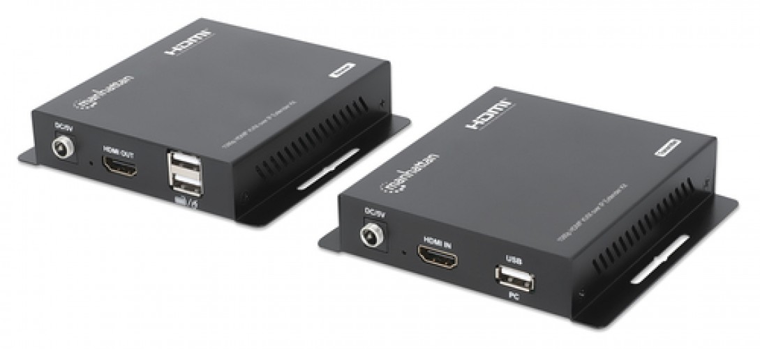 EXTENSOR/MANHATTAN/208413/KIT Extensor KVM HDMI Sobre IP 1080p, 120 m