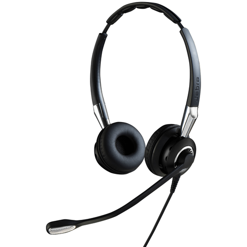 Audífonos Jabra 2409-820-205 Diadema, Alámbrico, Negro, Plata