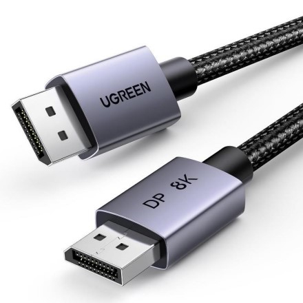Cable Displayport Ugreen 25906 Displayport 3 m, Negro, Azul