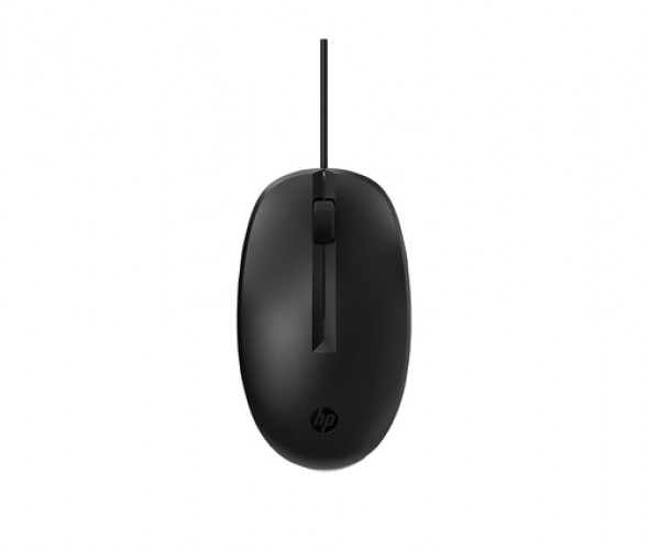 Mouse HP Mouse Laser 128 con Cable Laser, 3 Botones, 1200 dpi, Interfaz USB Tipo A, Color Negro