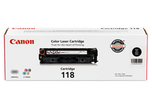 Tóner Canon Cartridge 118 Black Original, Negro, Cian, Magenta, Amarillo