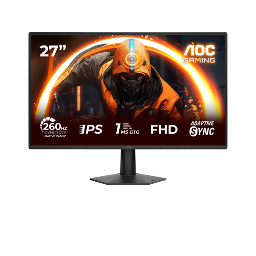 Monitor AOC 27G50Z LED, 27", Full HD, Fast IPS, 260 Hz, 1 ms, Negro
