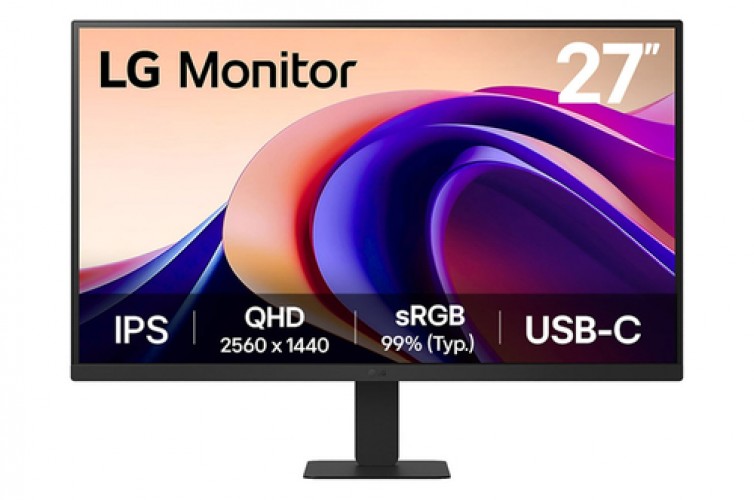 Monitor LG 27U631A LCD, 27", 2560x1440, 100Hz, HDMI, Negro