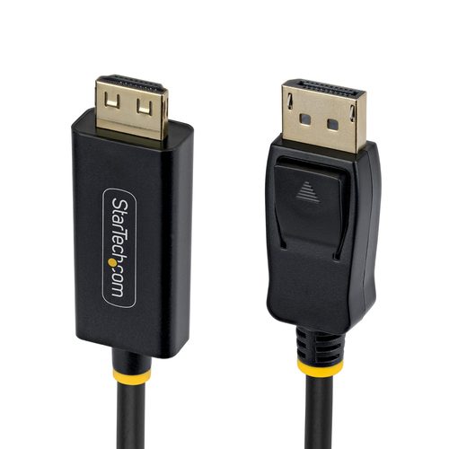 Adaptador Vídeo Startech.com Displayport a HDMI Tipo A (estándar), 2 m, Negro
