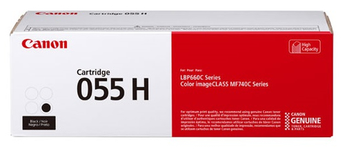 Cartucho de Tinta Canon Imageclass Toner 055 Original, Negro, Alto Rendimiento (xl)