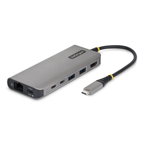 Docking Station Startech.com 4K Dci, USB 3.2 Gen 1 (3.1 Gen 1) Type-c, HDMI 1, USB A 2, USB Tipo C 3