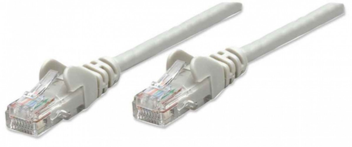 Patchcord Intellinet Cable de Red, Cat5e, UTP Cat5e, 15 m, U/UTP (UTP), Gris