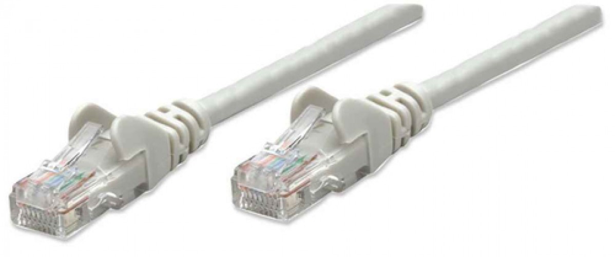 Patchcord Intellinet Cable de Red, Cat5e, UTP Cat5e, 30 m, U/UTP (UTP), Gris