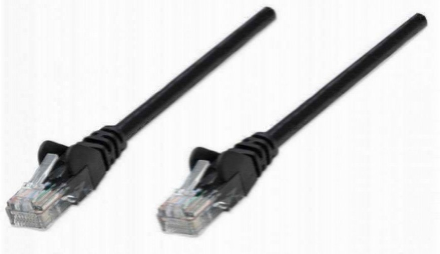 Cable de Red Intellinet 4.2 m 14 Pies Cat 5E UTP Negro