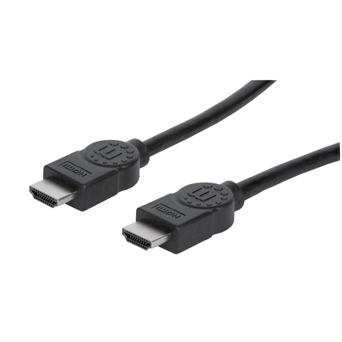 Cable de Video Manhattan HDMI 1.4 M-m 3.0m+ethernet (323222), Color Negro