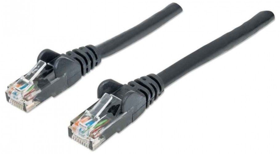Patchcord Intellinet Cable de Red, Cat6, UTP Cat6, 3 m, U/UTP (UTP), Negro