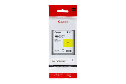Cartucho de Tinta Canon PFI-030Y Original, Amarillo, 55 ml