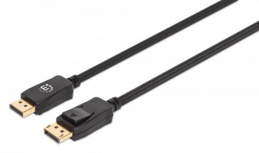 Cable Manhattan Displayport 1.4, 2 Metros, 8K, 60Hz, Negro