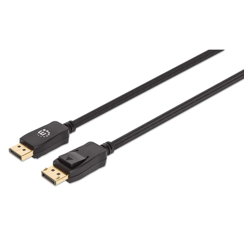 Cable Displayport Manhattan Cable Displayport 8K V1.4 Displayport 3 m, Negro