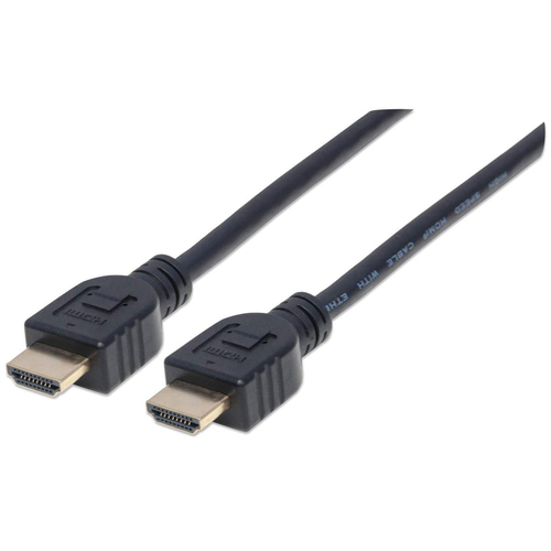 Cable HDMI Manhattan Canal Ethernet, 5 m, 10.2 Gbit/s, 1080p, 2160p, Negro